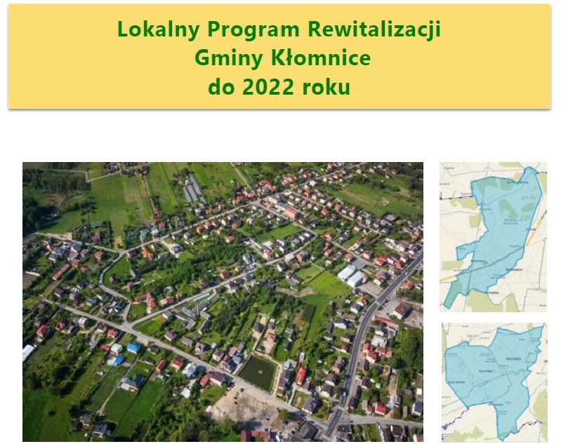 Lokalny Program Rewitalizacji Gminy Kłomnice