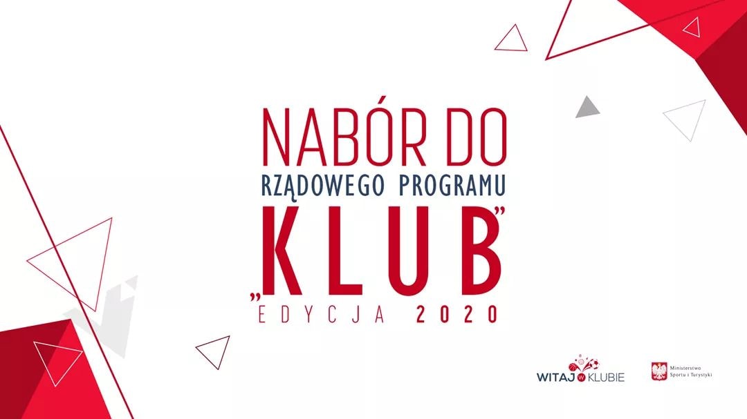 Nabór wniosków na realizację w 2020 roku Programu „KLUB”