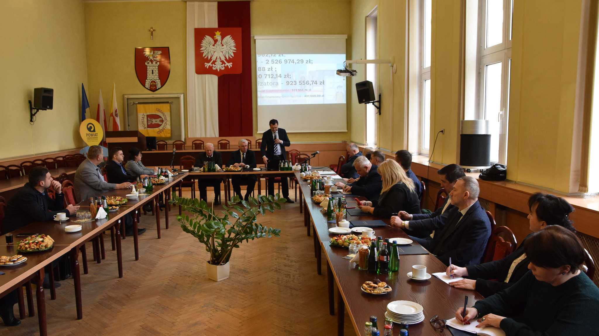 Spotkanie w sprawie komunikacji publicznej w powiecie częstochowskim