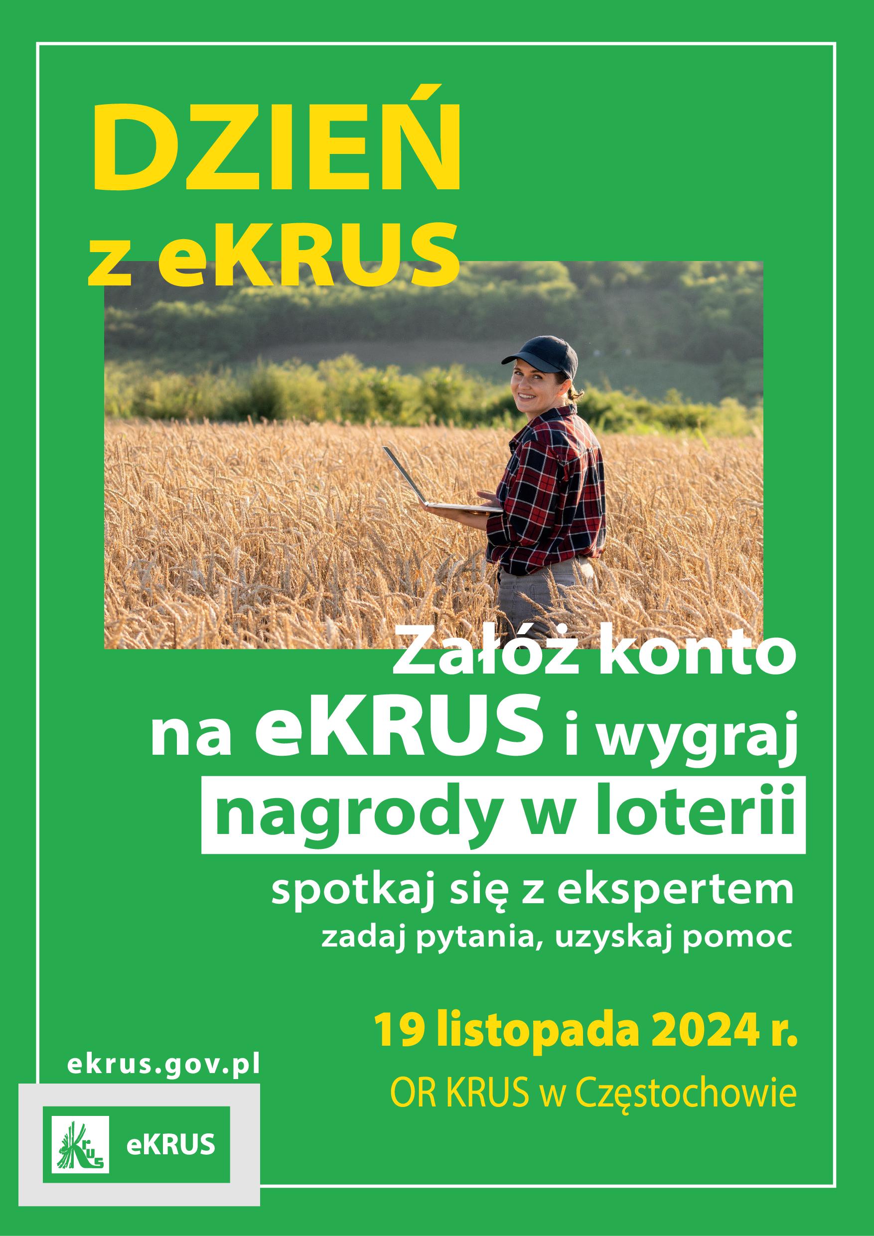 KRUS w Częstochowie zaprasza 19 listopada na Dzień z eKRUS