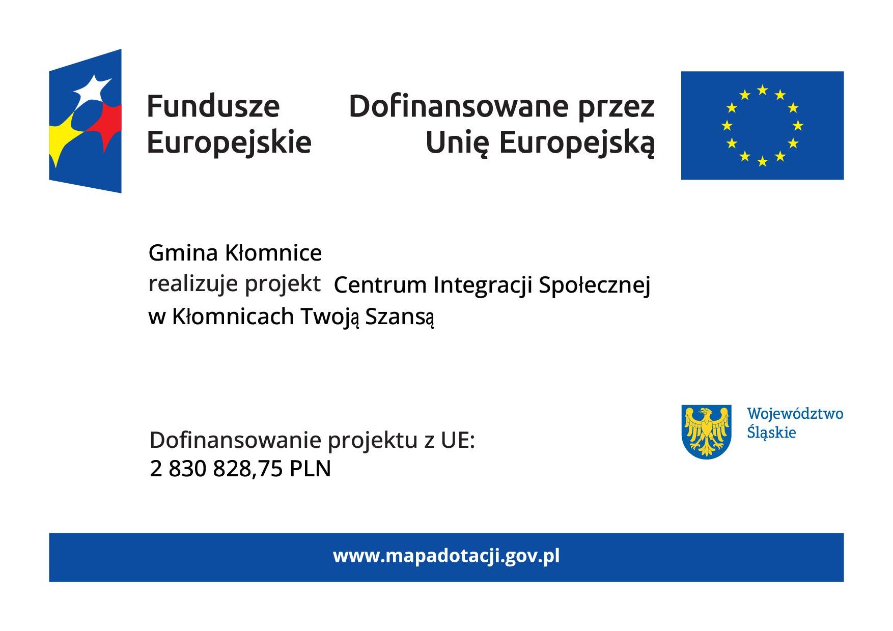 Centrum Integracji Społecznej w Kłomnicach Twoją Szansą