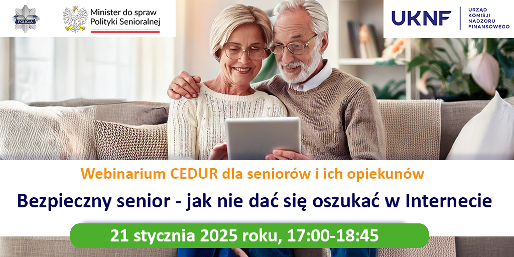 Webinarium dla seniorów 21.01.2025