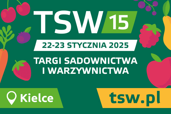 Targi Sadownictwa i Warzywnictwa w Kielcach 22-23 stycznia 2025 r., www.tsw.pl