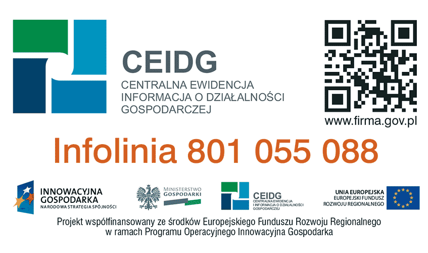 Centralna ewidencja i informacja o działalności  gospodarczej (CEIDG) 