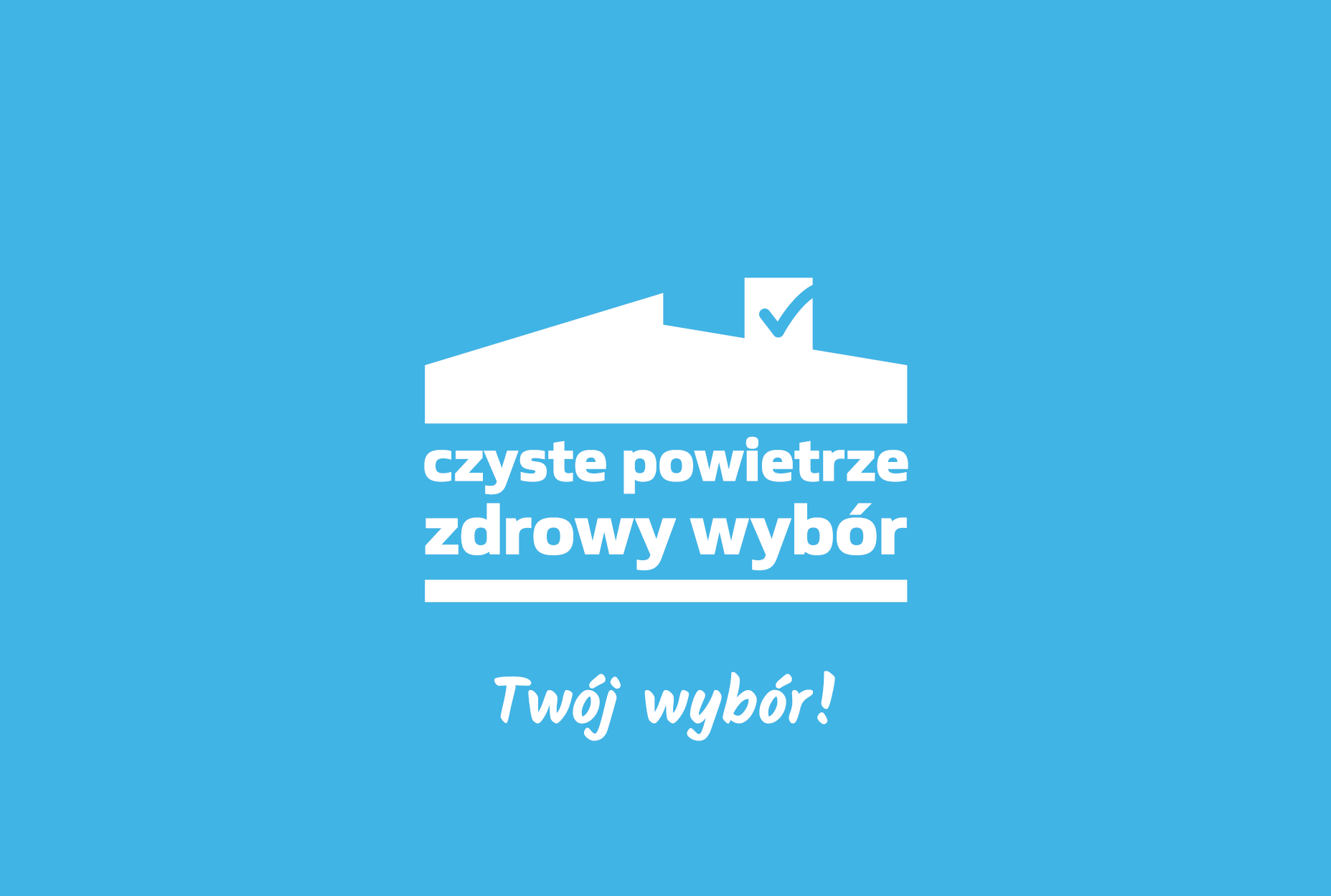 Logo Czyste powietrze zdrowy wybór - Twój wybór!